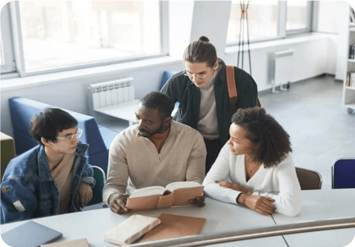 Business partners discussing